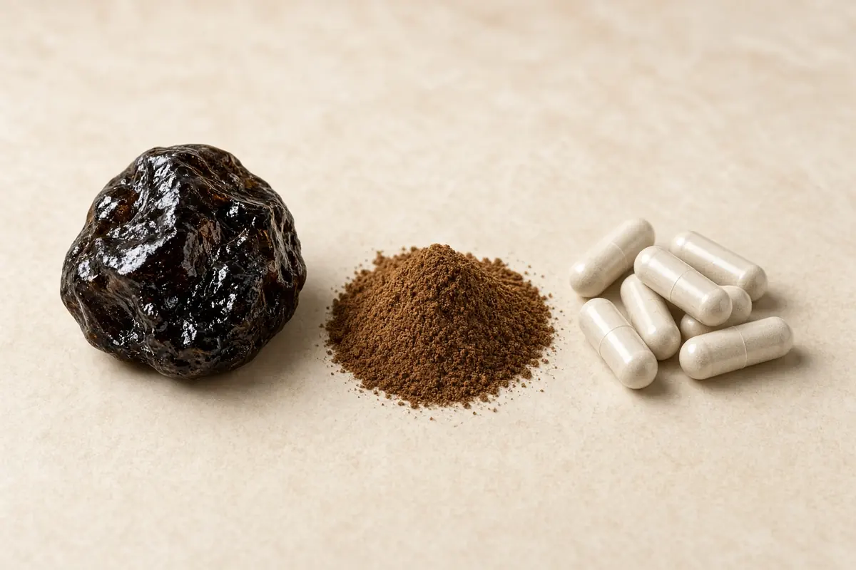 Shilajit resin vs capsule vs powder: which form should you choose?