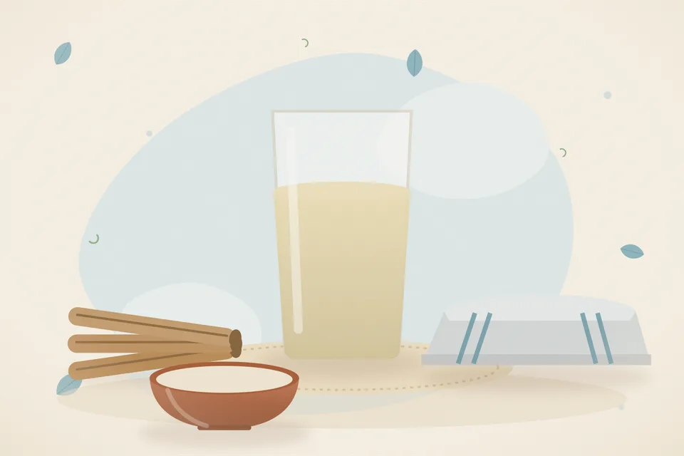 Illustrated still life with mulethi root.