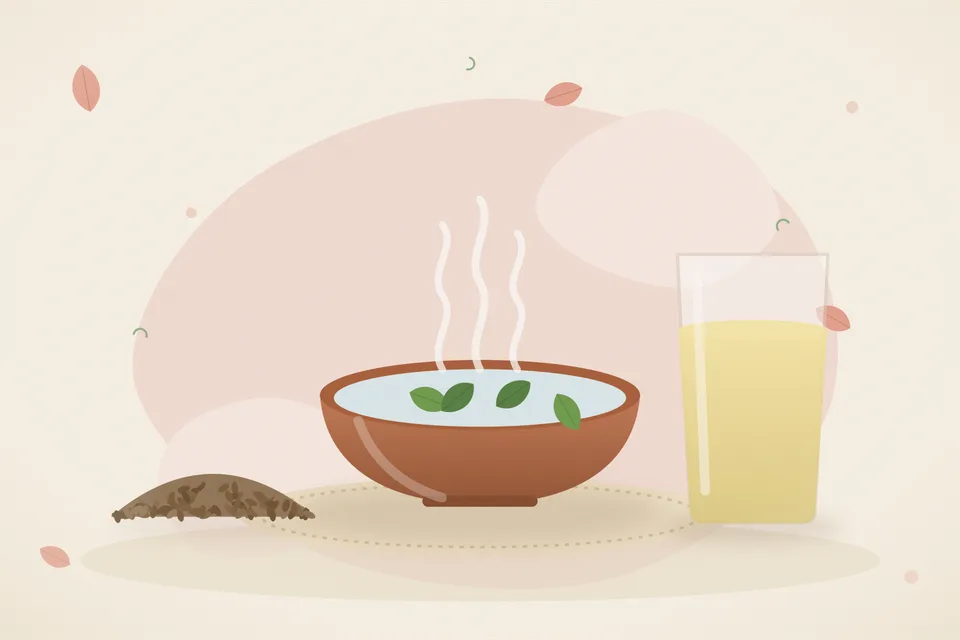 Illustrated still life with cumin seeds.