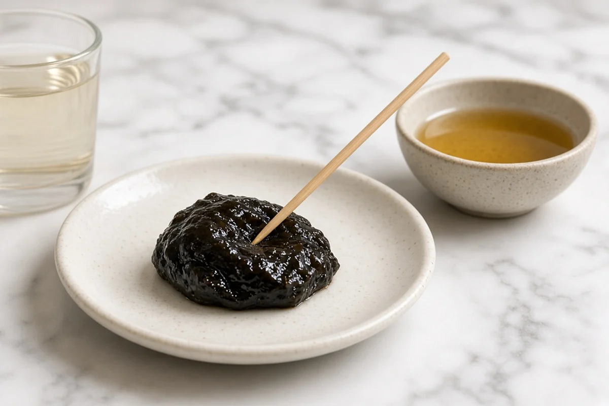 Shilajit solubility and stickiness test: oil, water and touch checks
