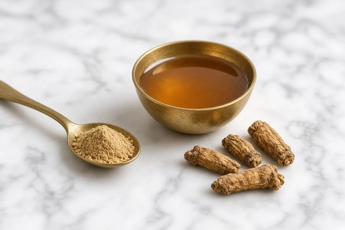 Illustrated still life with honey.